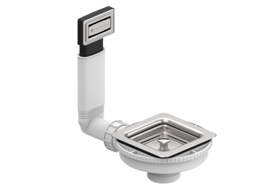 Odtočno grlo s PP 114 (3 1/2") - kvadratno